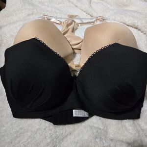 NEW Women's 2set  BOBBIE BROOKS Microfiber T-Shirt Full Coverage Bra 44D